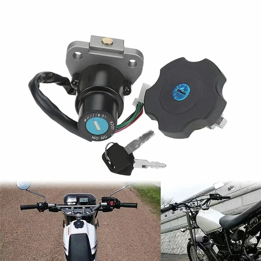 Ignition Switch & Fuel Gas Cap Lock Keys for Yamaha DT200 DT200R (1991–1994)