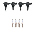 Set of 4 Ignition Coils & Spark Plugs for Hyundai Sonata (2011–2014)