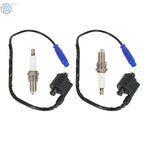 2X Ignition Coil Spark Plug + Cap for Kawasaki Teryx4 750 (2012-2013)