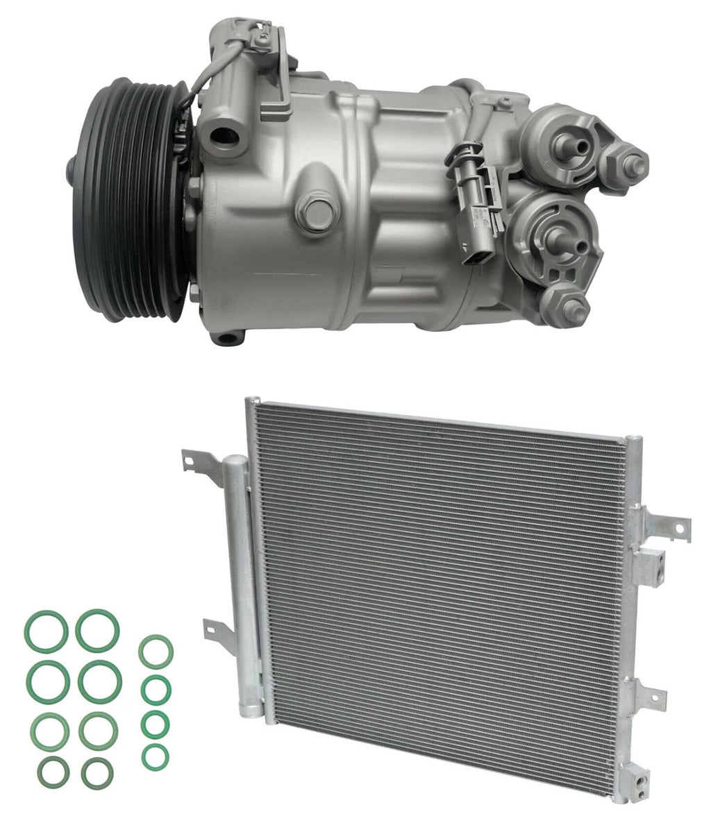 A/C Compressor Kit With Condenser for Jaguar XF 3.0L 5.0L (2014–2019)