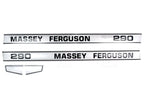 Bonnet Decal Set for Massey Ferguson 290 Tractor