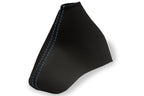 Manual Shift Boot Cover for Chevrolet Cavalier (2000–2005) Carbon Fiber Blue Stitch