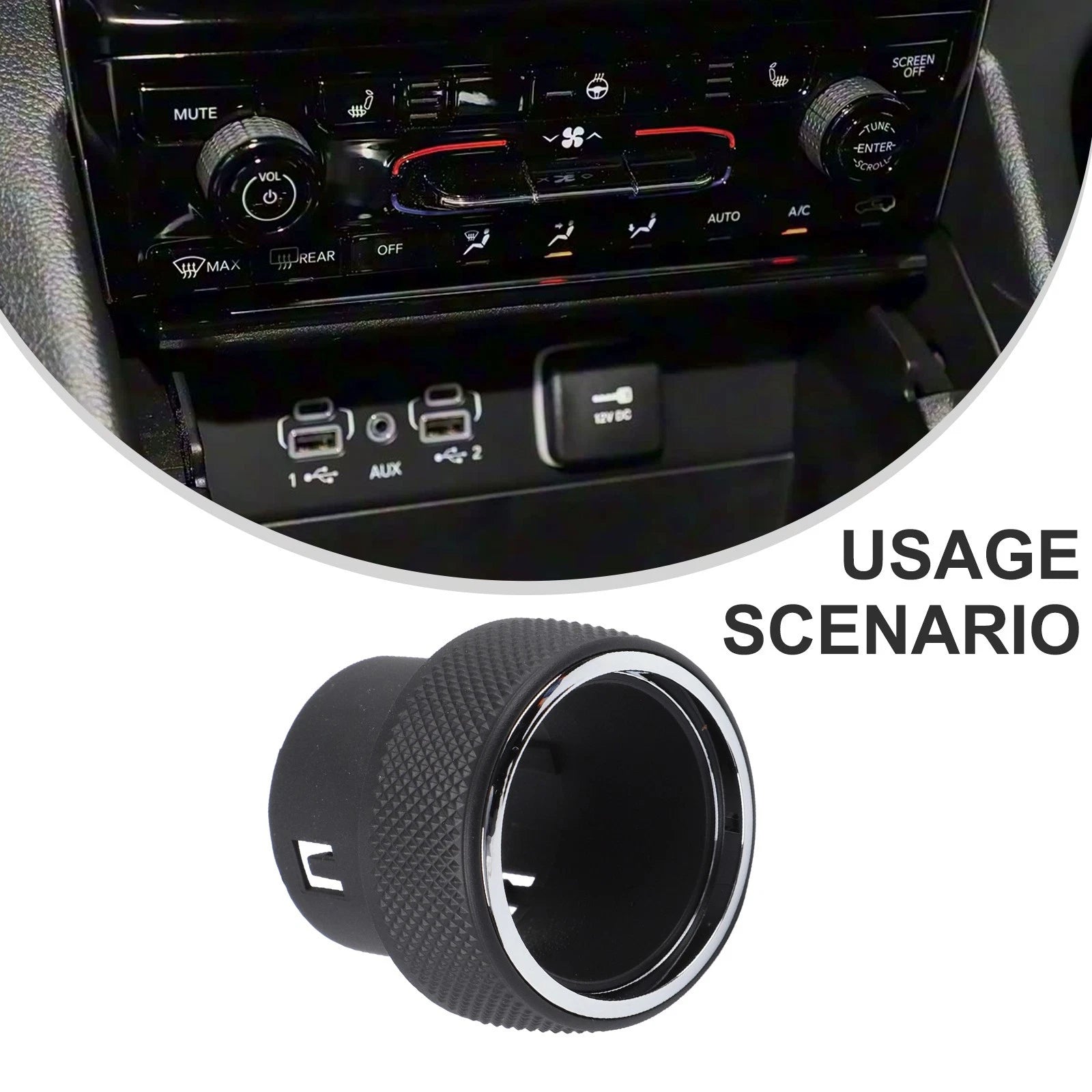 AC Control Knob Radio Button for Grand Cherokee WK2 (2014–2021)