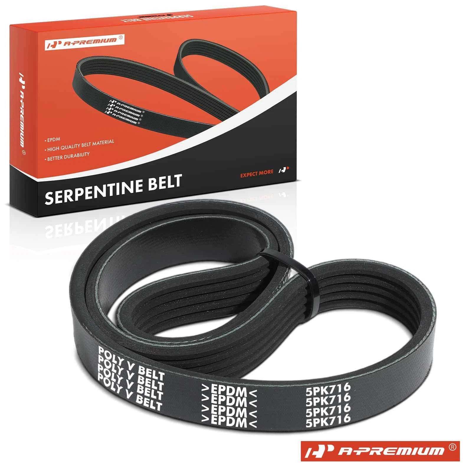 Serpentine Belt for Ford Escort, Mercury LN7, Lynx (1981–1982)