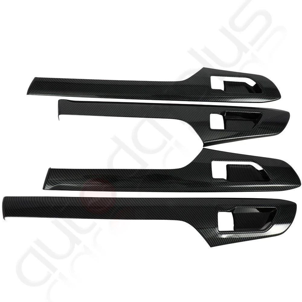 Inside Door Handle Molding Trim Cover for Toyota Highlander (2020–2022) Carbon Fiber