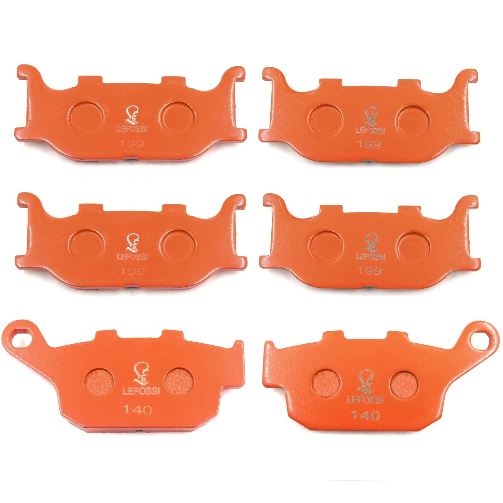 Set of 2 Brake Pads for Yamaha FZ6R 600 (2009–2014) XJ6 N/F/S (2009–2012) FA199 FA140