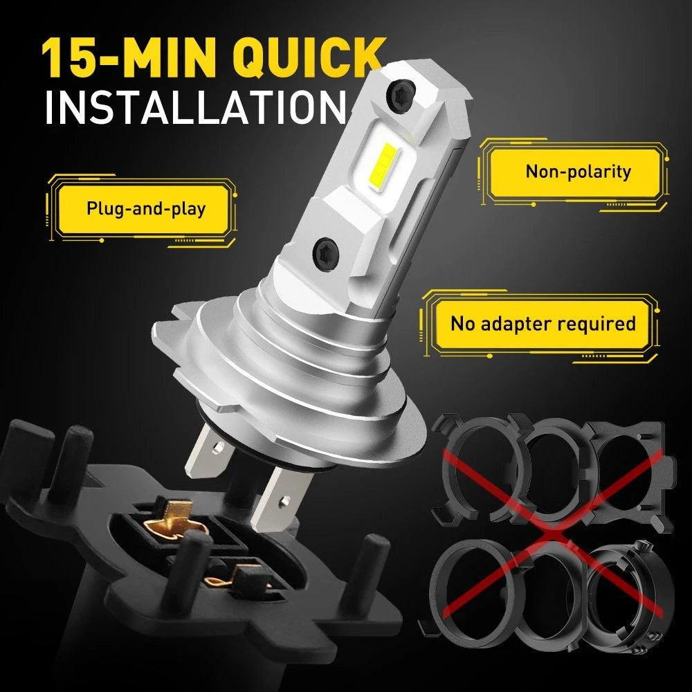 AUXITO H7 LED Headlight Bulb Kit for