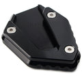 Black Kickstand Side Stand Enlarger Foot Plate for Yamaha MT-07 FZ-07 (14-21)