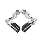 360 Adjustable 32mm Highway Foot Peg Mount Clamps for Harley Touring Softail
