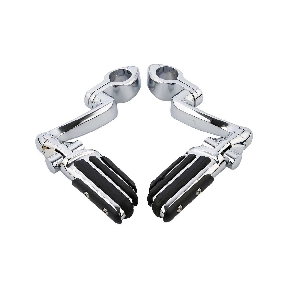 360 Adjustable 32mm Highway Foot Peg Mount Clamps for Harley Touring Softail