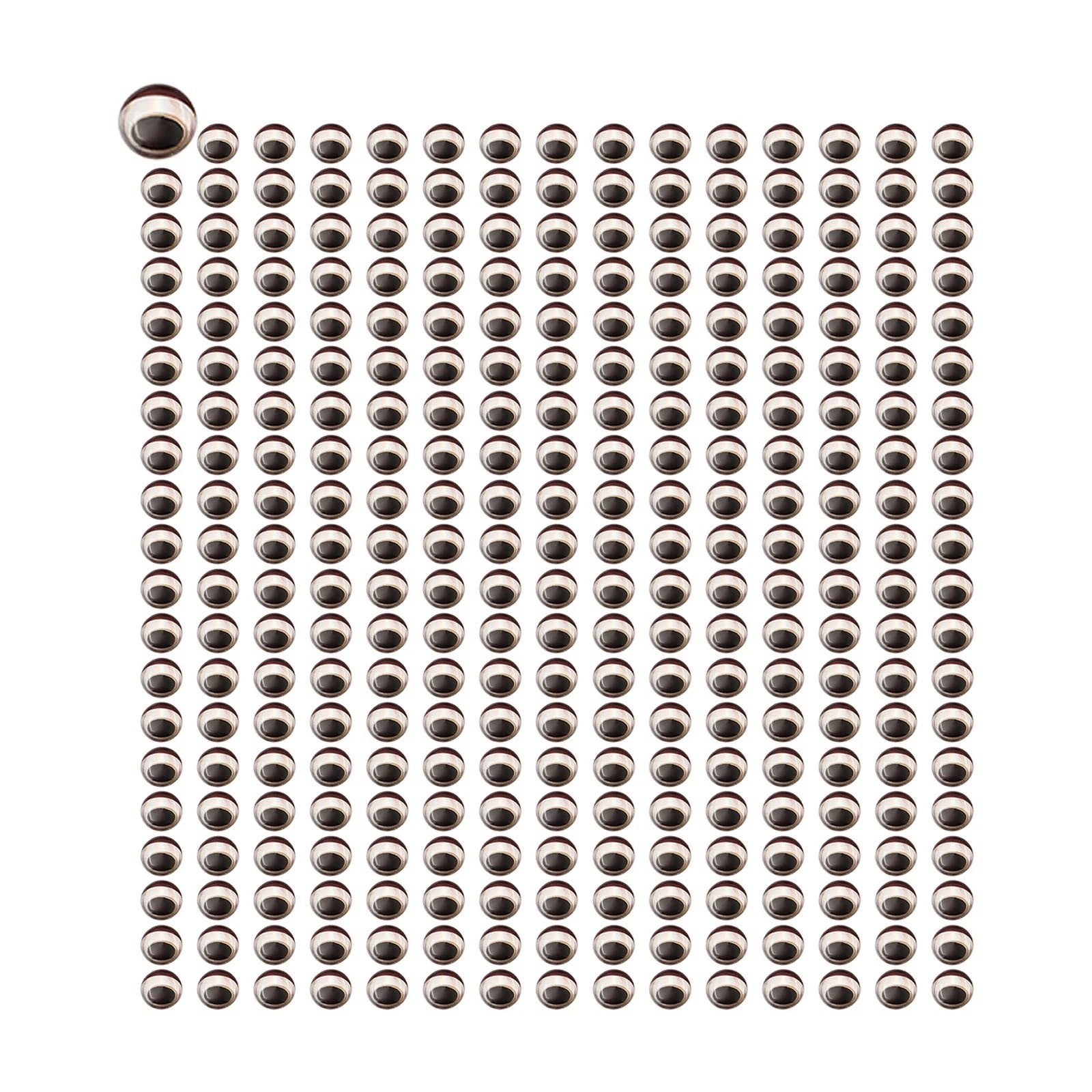 300 Pack 3D Holographic Fishing Lure Eyes for DIY Fly Tying