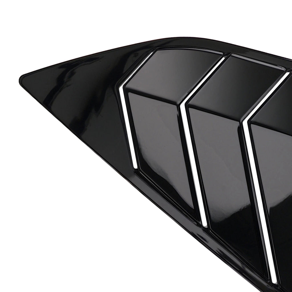 Black ABS Louvers for Ford Focus MK3 Hatchback (2012–2018)