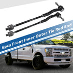 2X Front Outer Tie Rod End Links Kit for Ford Crown Victoria (2003–2011)