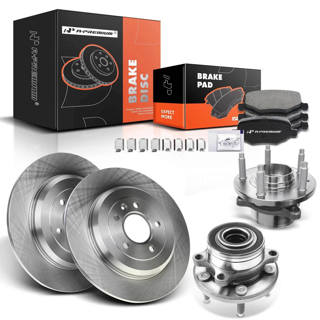 8x Rear Disc Brake Rotor & Pad Set for Ford Explorer 