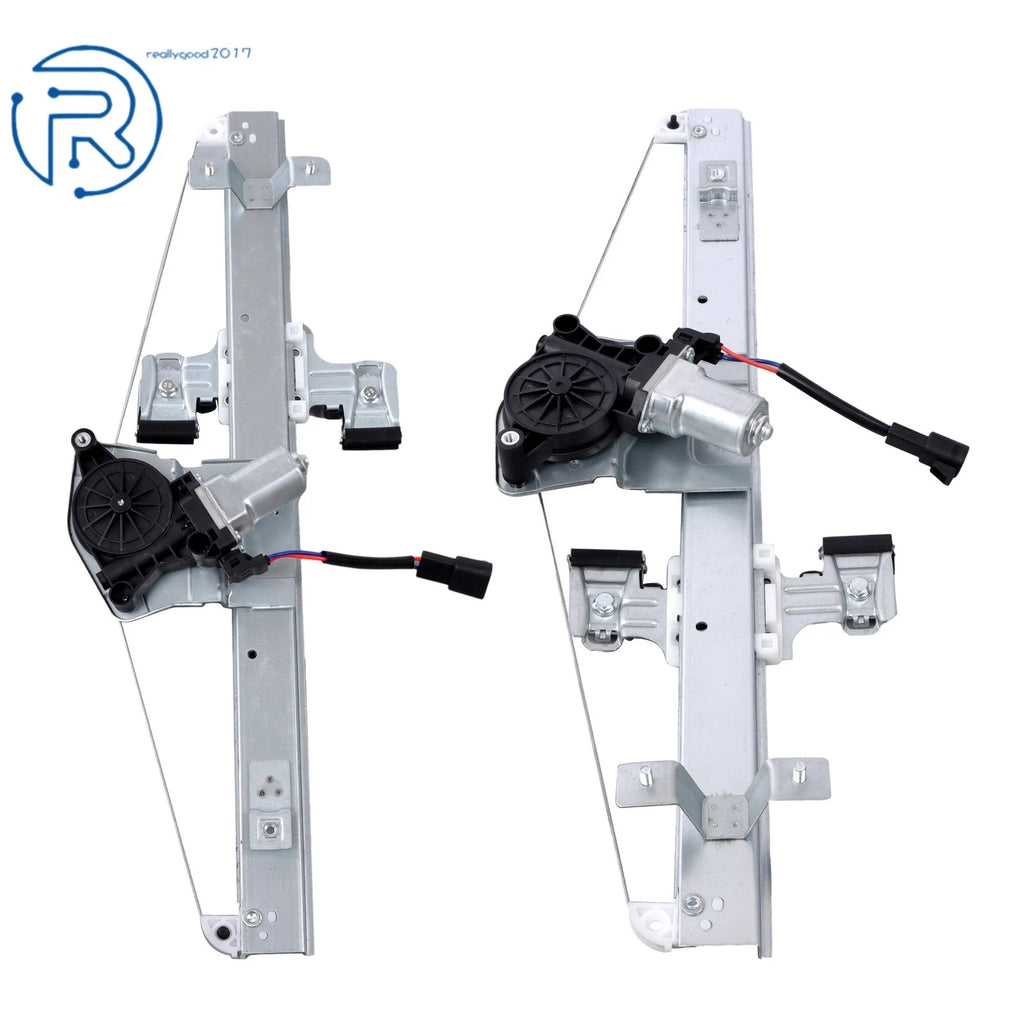 Set of 2 Window Regulators with Motor for GMC Sierra 1500/2500/3500 HD