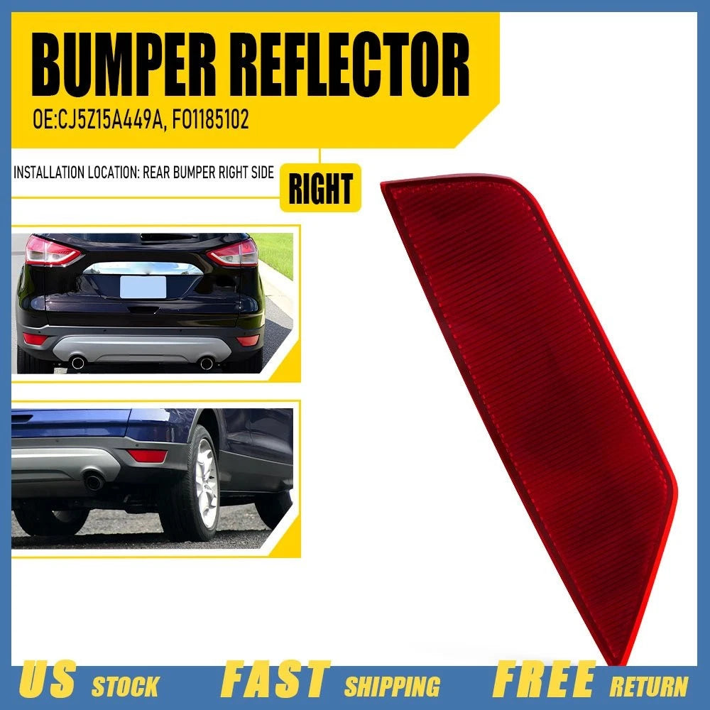 Rear Right Bumper Reflector Light for Ford Escape (2013–2019)