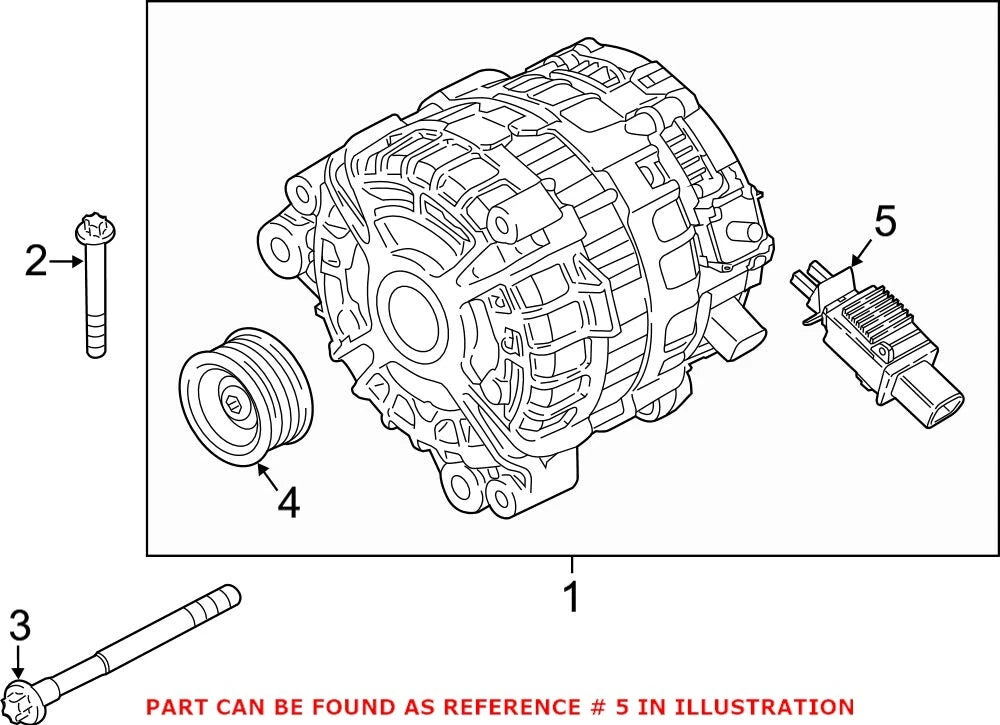 Genuine OEM Voltage Regulator 12318635481 for BMW