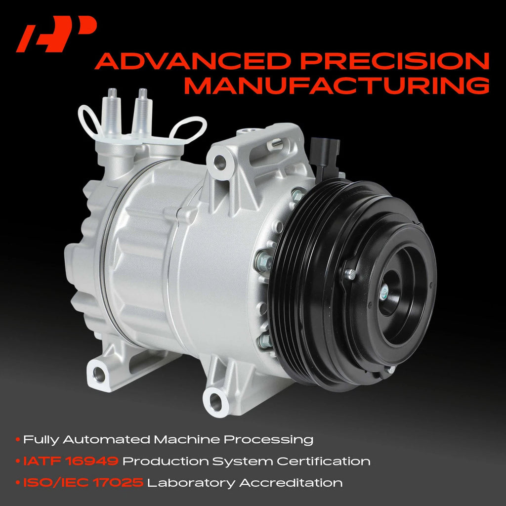A/C Compressor with Clutch for Ram 1500 (2019–2021) Jeep JL Wrangler (2020–2023)