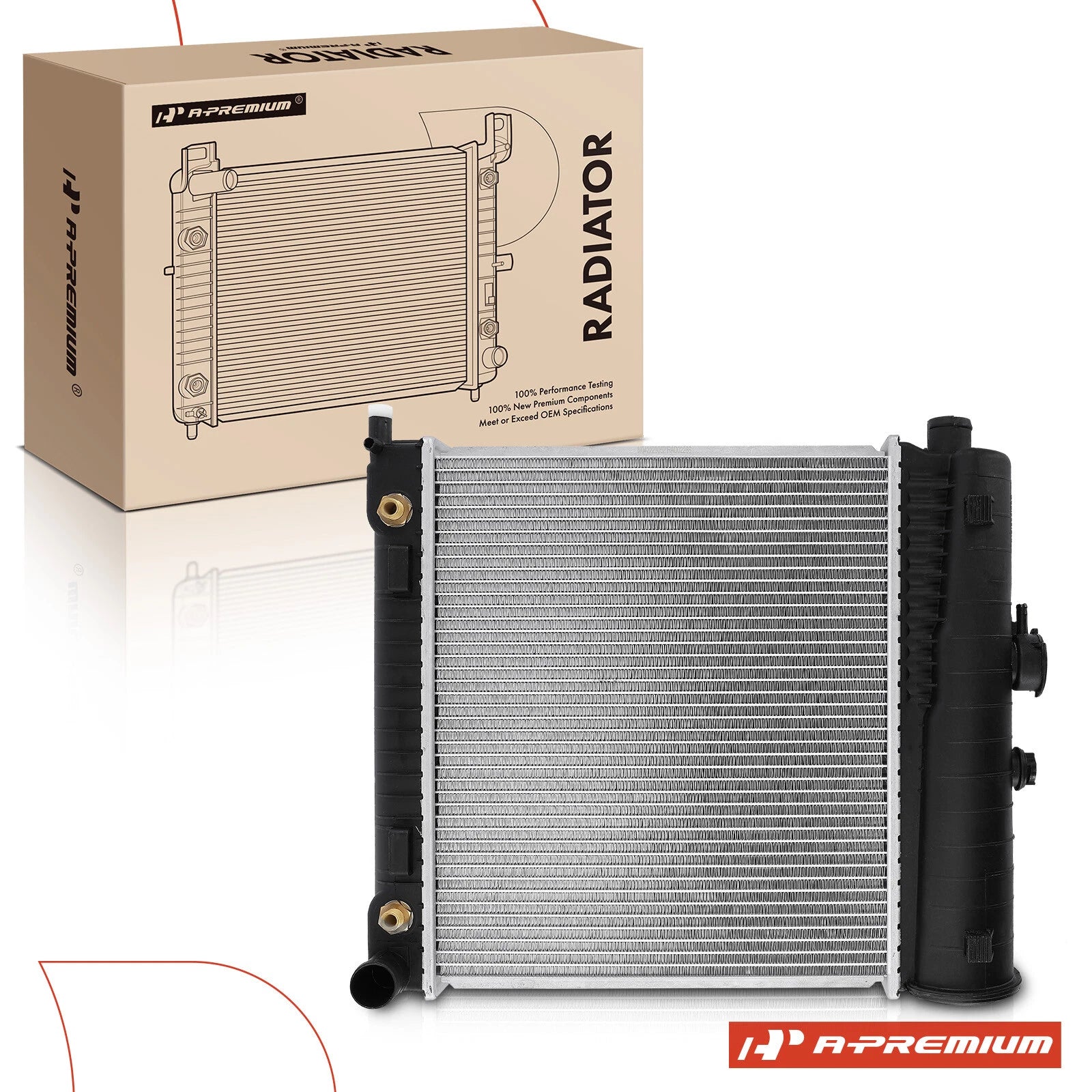 Radiator with Oil Cooler for Mercedes-Benz C230 (1999–2000)
