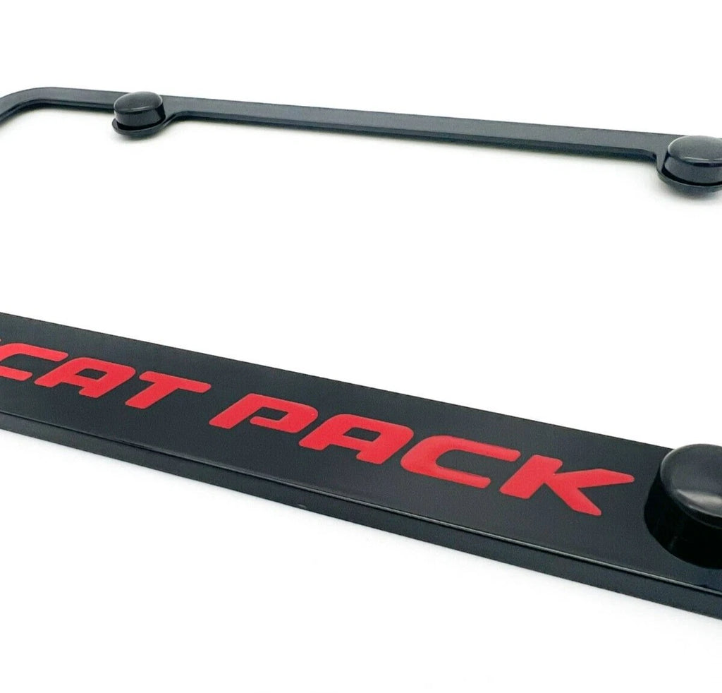 Premium Black License Plate Frame for Dodge Scat Pack Rear (2015–2023)