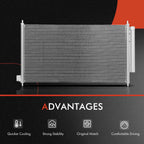Radiator & A/C Condenser with Drier for Honda Civic (2006-2011)