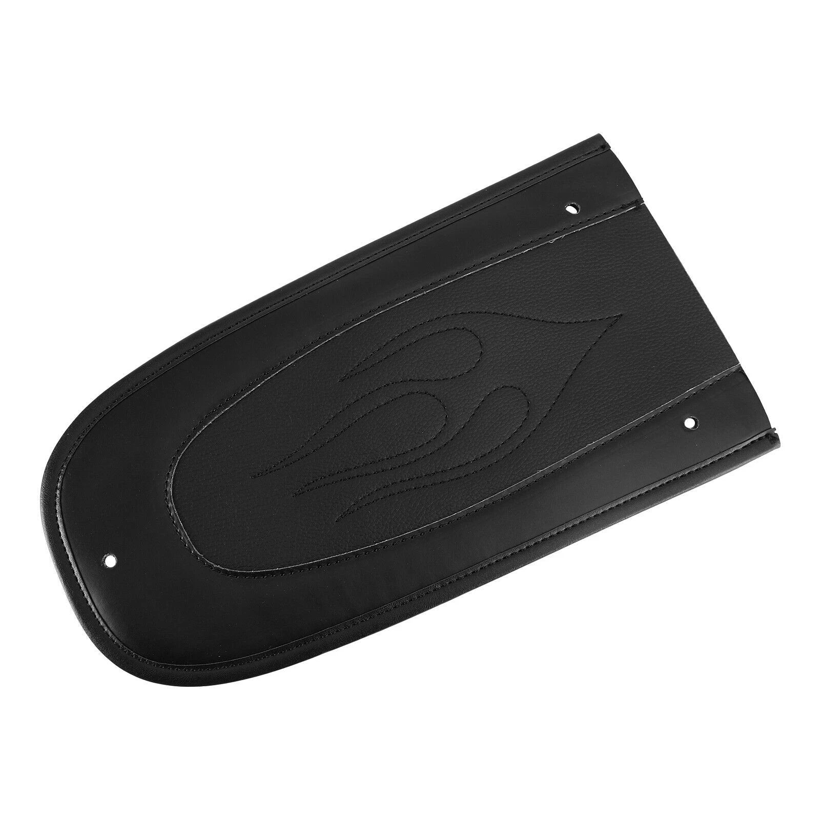 Black PU Leather Rear Fender Bib Solo Seat for Harley Road Glide FLTRX (2008-2023)