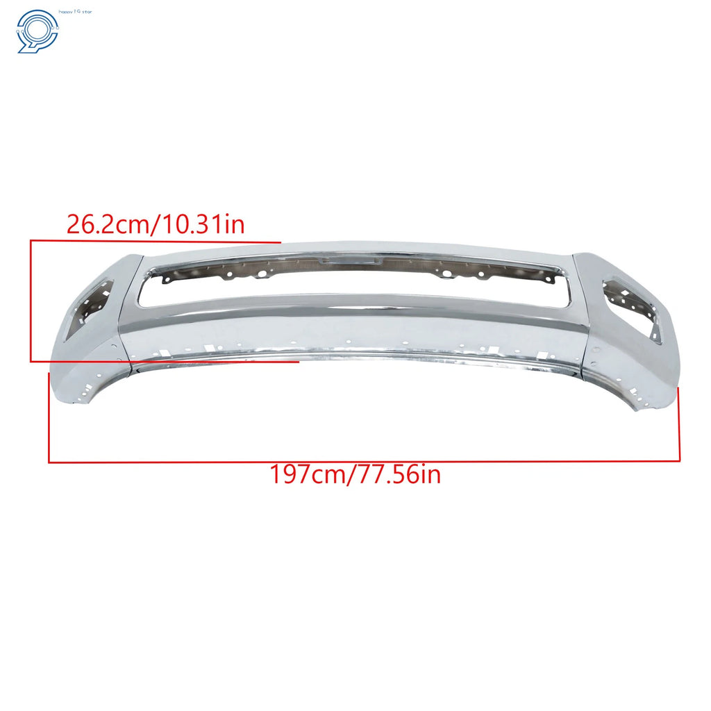 Steel Front Bumper Face Bar Chrome for F-250 F-350 Super Duty (2011–2016)