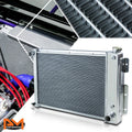 3-Row Aluminum Racing Radiator for Chevy Camaro/Pontiac Firebird (1967–1969)