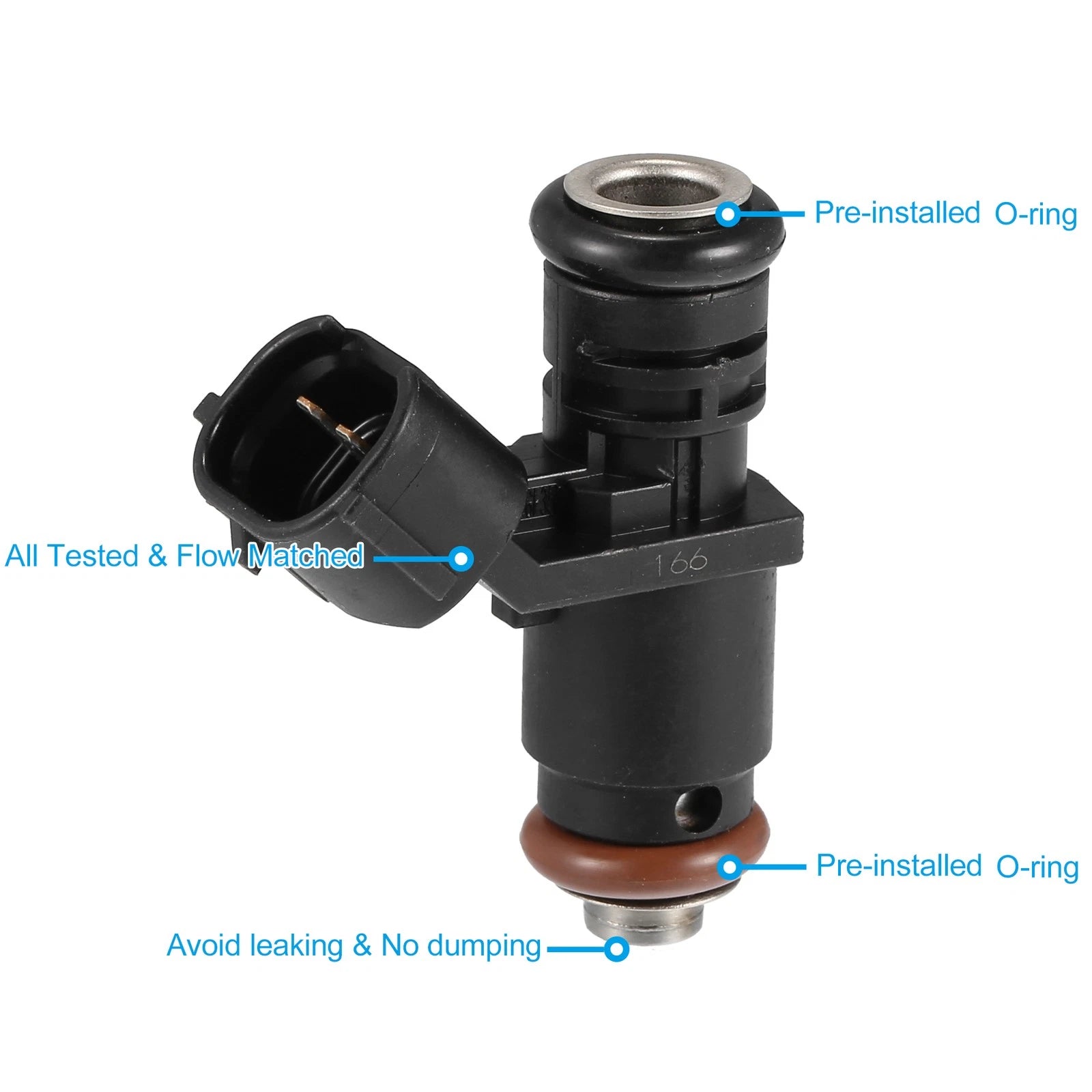 Flow Matched Fuel Injectors for VW Polo 1.2 12V (2001–2007) No.03E906031