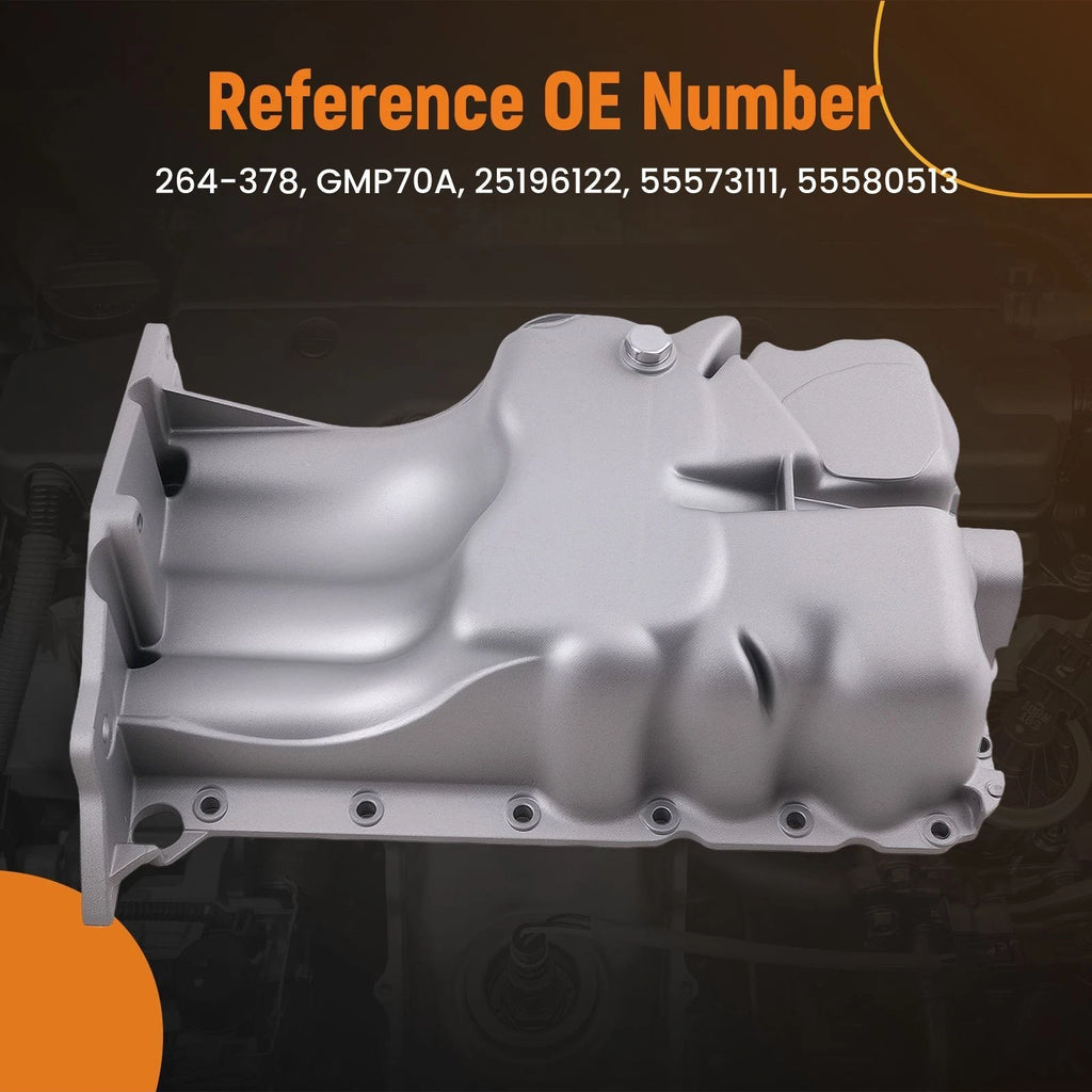 Aluminum Engine Oil Pan for Chevrolet Sonic/Trax (2012–2017)