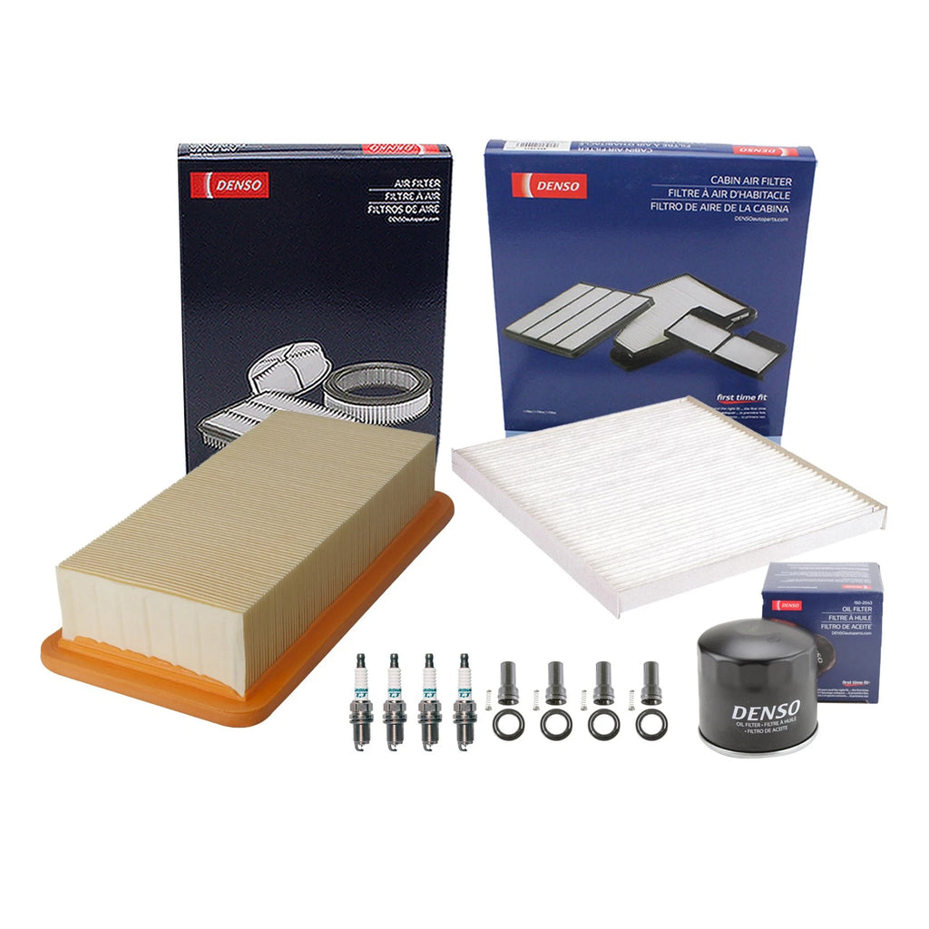 Tune Up Kit 4 Spark Plugs & Boots for Kia Rio/Rio5 1.6L L4 (2006–2011)
