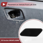 Front Left Washer Nozzle Cover Cap for Subaru XV Crosstrek (2018–2020) Black