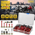 177PCS Fairing Bolt Kit for Universal EXV (Windshield Fender Bodywork Screws)