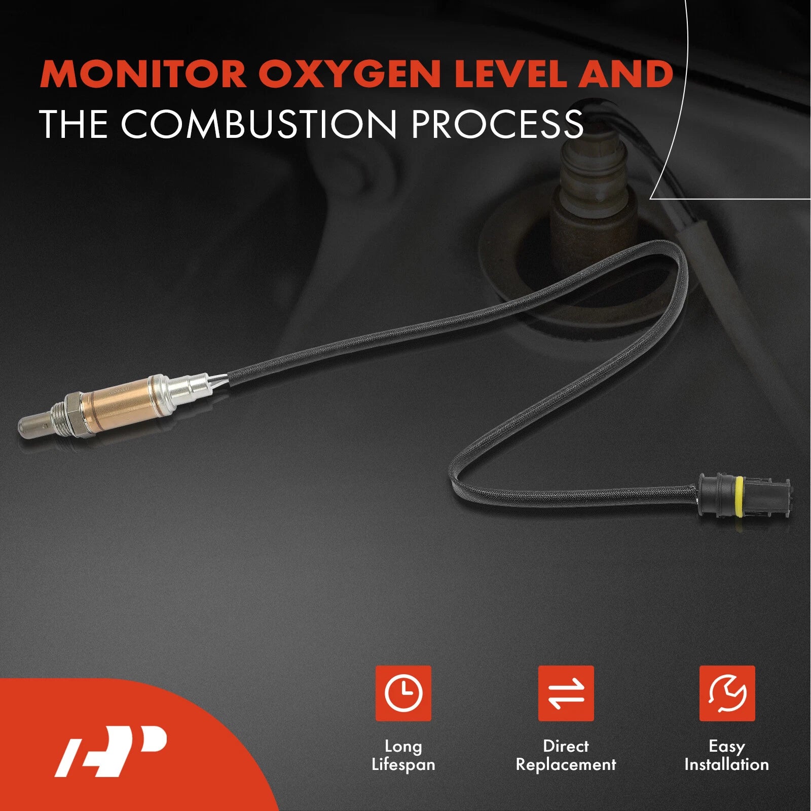 Set of 4 O2 Oxygen Sensors for Mercedes-Benz E320 (1998–1999)