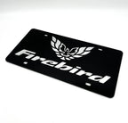 Acrylic Black License Plate Frame Premium for Pontiac Firebird (1969–2002)