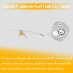2 3/8" Locking Diesel Fuel Cap for Freightliner M2 (2002-Present)