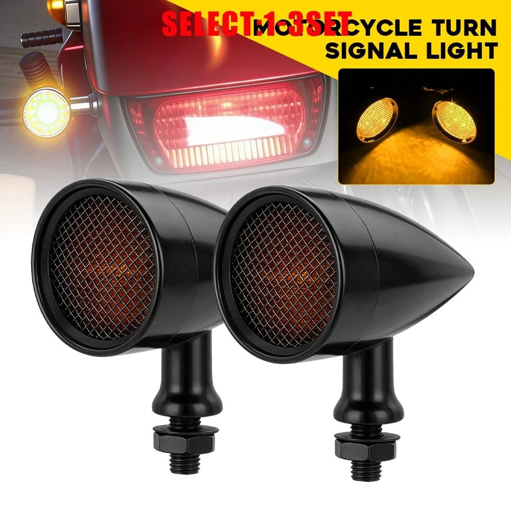 2X LED Turn Signal Blinker Amber for Triumph Motorcycle