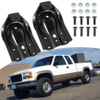 Set of 2 Rear Leaf Spring Shackle Bracket for Chevy GMC 4WD (1988–1997)