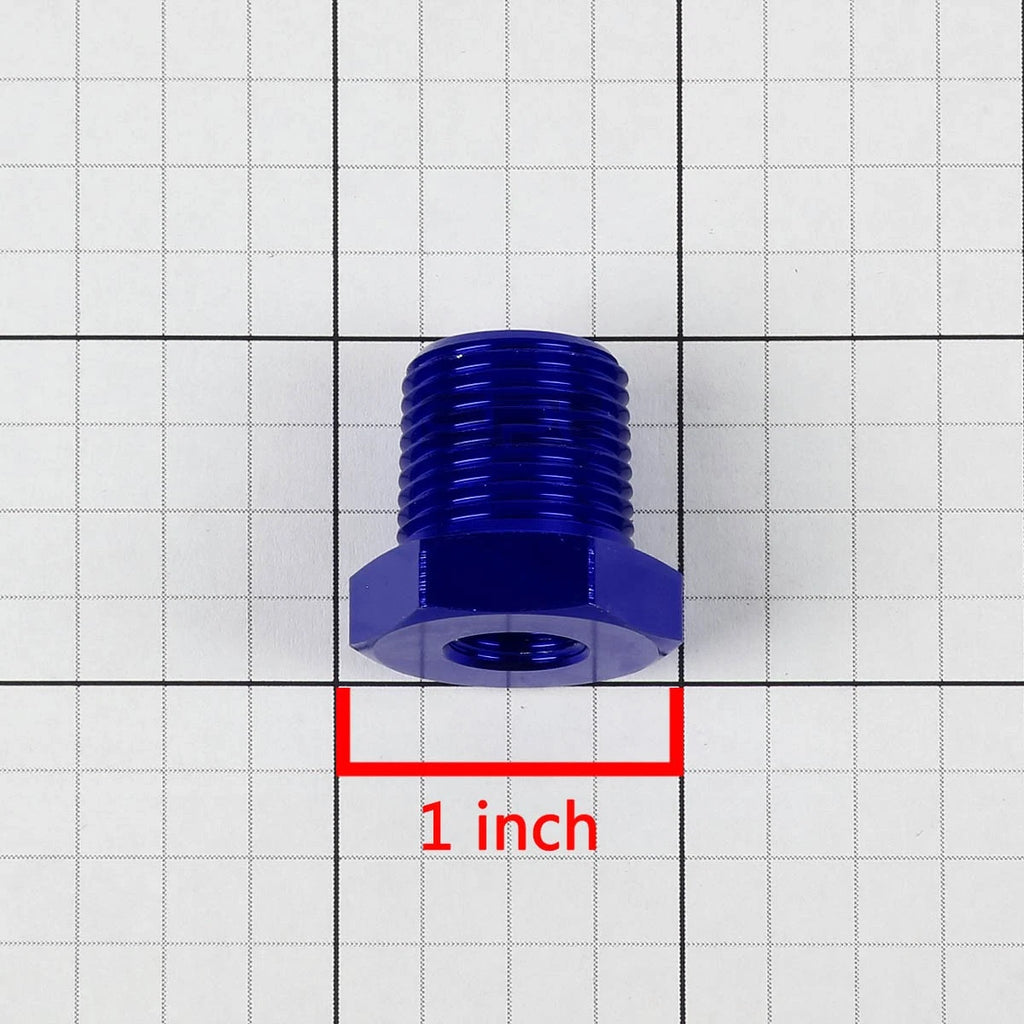 3/8" Male to 1/8" Female NPT Pipe Bushing Reducer Fitting for Universal