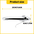 Chrome Door Handle LH for Fiat 500 (2012–2019)