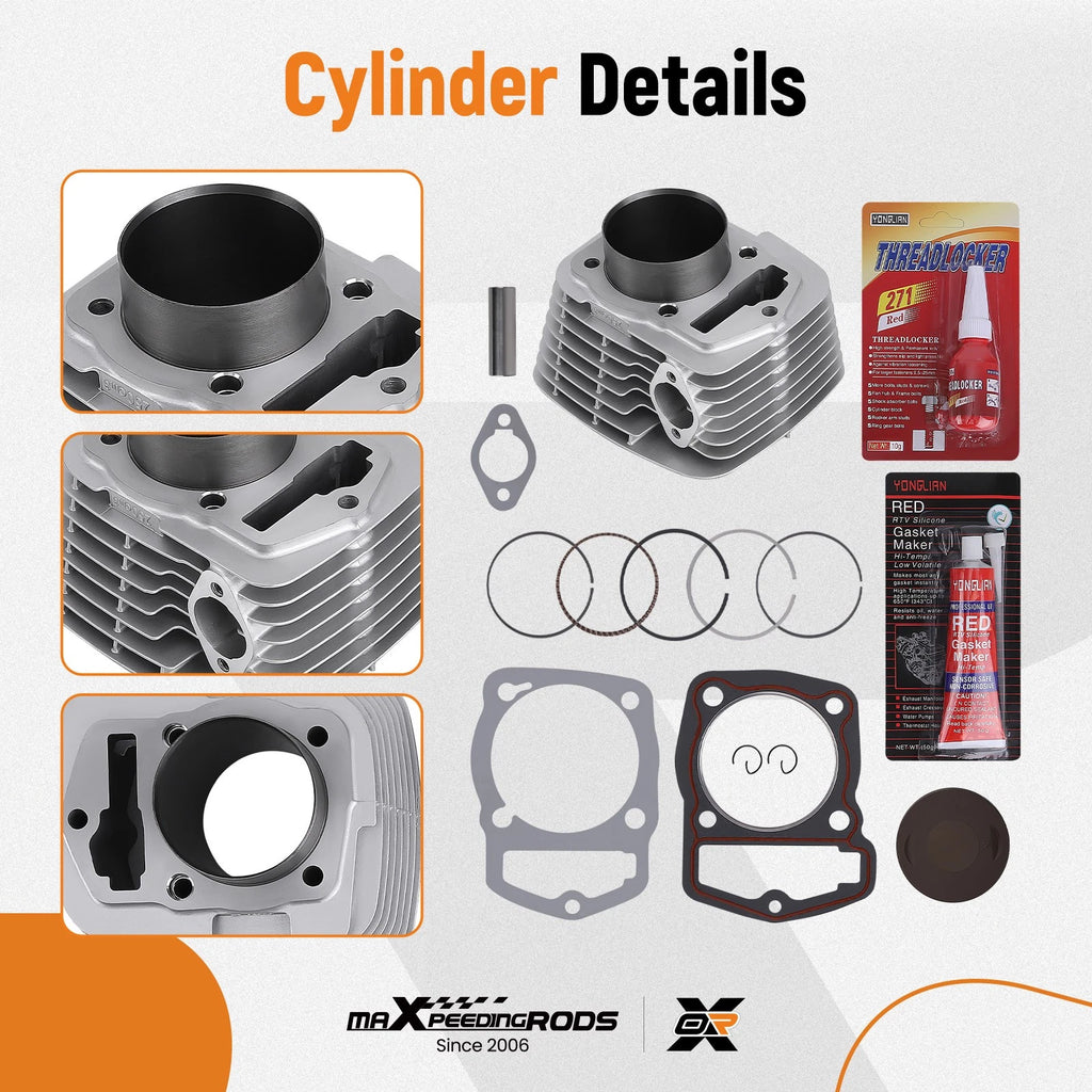 Cylinder Piston Ring Gasket for Honda CRF230F (2003–2019) 230cc
