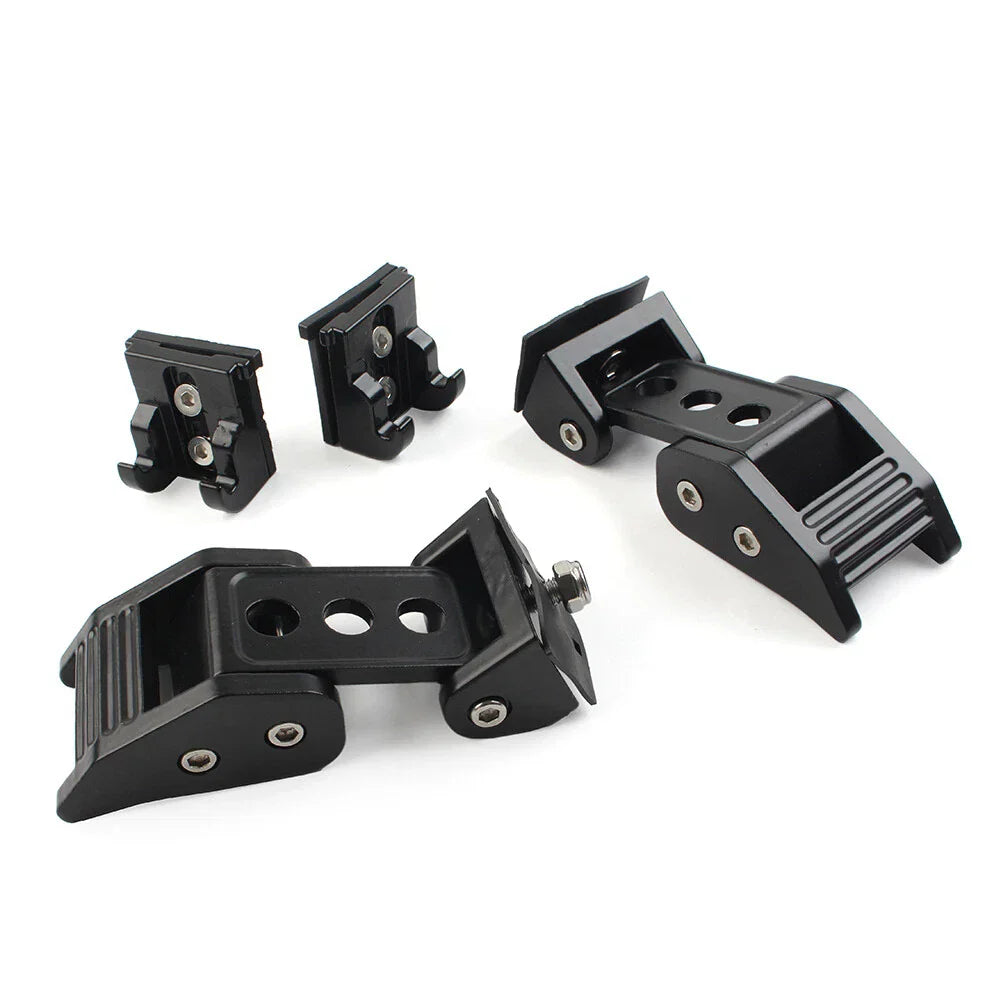 Black Engine Lock Hood Latches  For Jeep Wrangler JK (2007-2017)