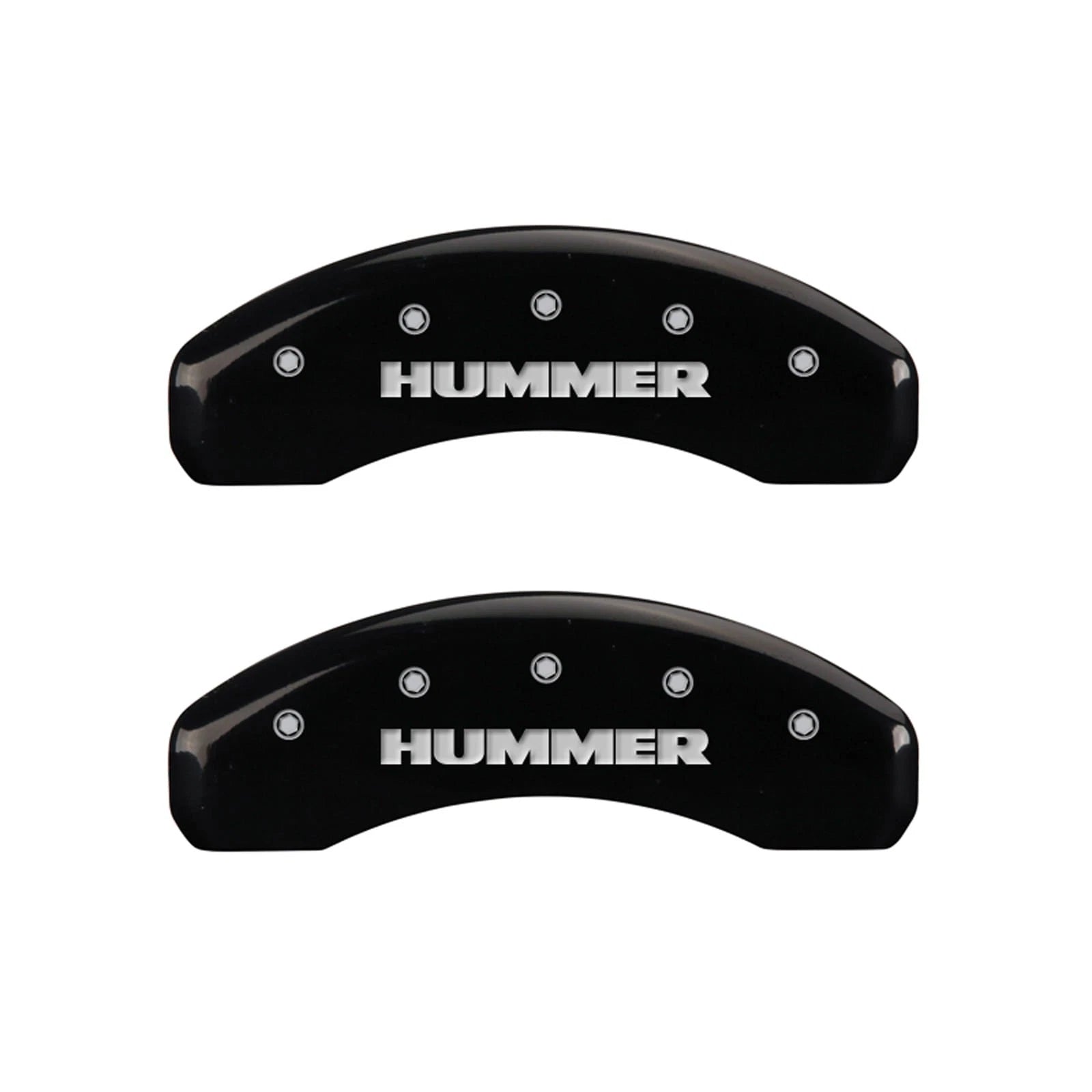 Set of 4 Black Caliper Covers for Hummer H2 (2003–2009)