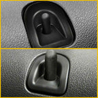 Set of 4 Black Door Panel Lock Grommets for Ford Mustang (2005–2014)