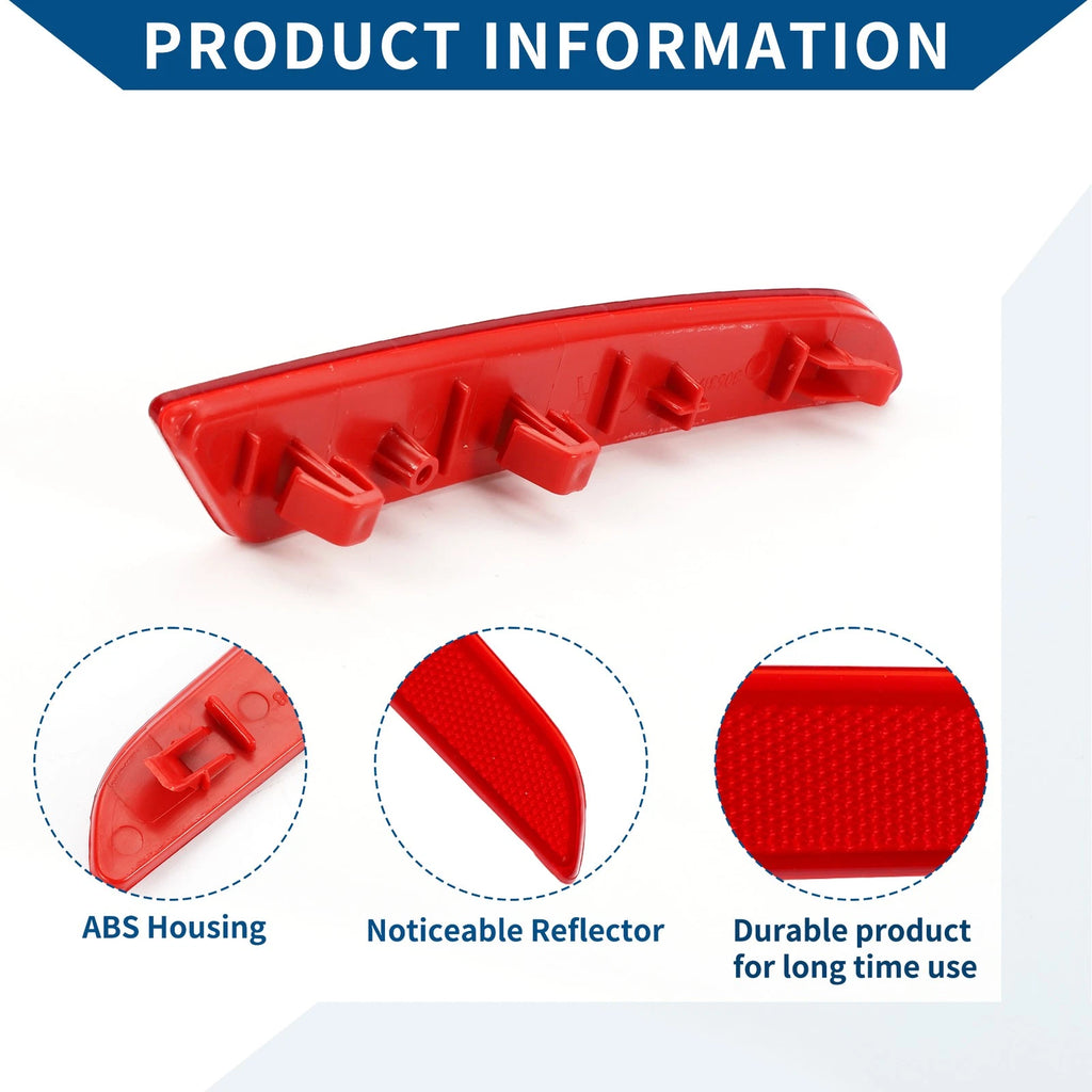 Bumper Reflector No.63148063198 for BMW 740i (2016–2019) Red Right