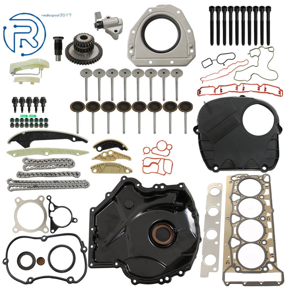 Engine Timing Chain & Cover Kit for Audi VW Jetta A4 (2008–2016)
