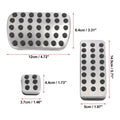 3 x Manual Transmission Brake Gas Pedal Pad Covers for Mercedes-Benz