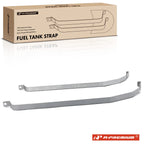 2X Steel Fuel Tank Straps for Ford Custom Galaxie Country Sedan (1964)