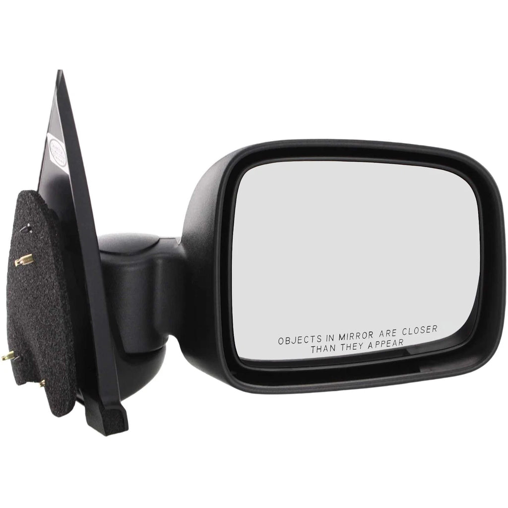 Manual Mirror Set for Jeep Liberty (2002–2007) Textured Black Folding