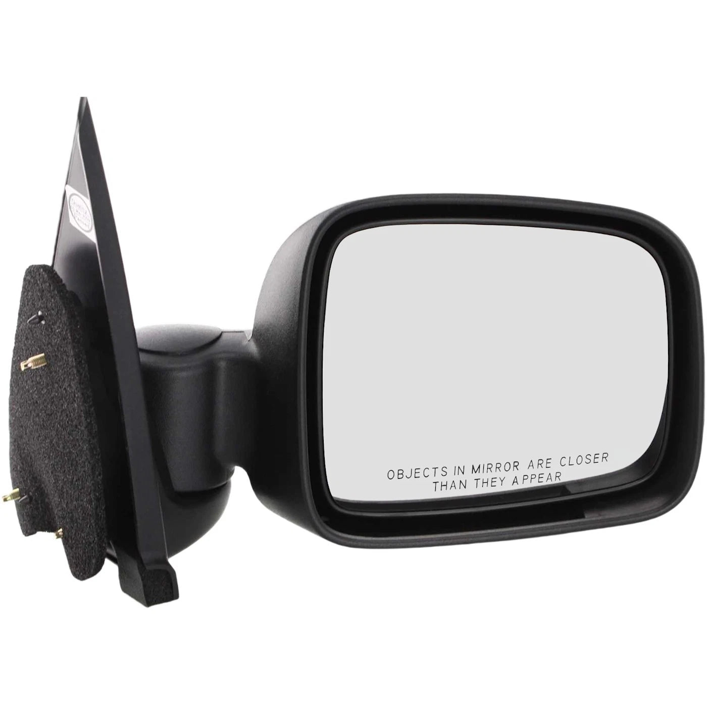 Manual Mirror Set for Jeep Liberty (2002–2007) Textured Black Folding